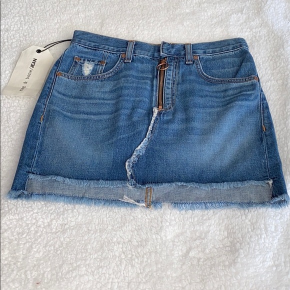 Rag & Bone  Jean O Ring Skirt Otto Sz 25 - Picture 5 of 12